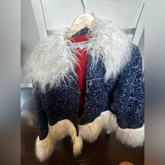 Free People Moon Glow Coat Size Large - Picture 3 of 9